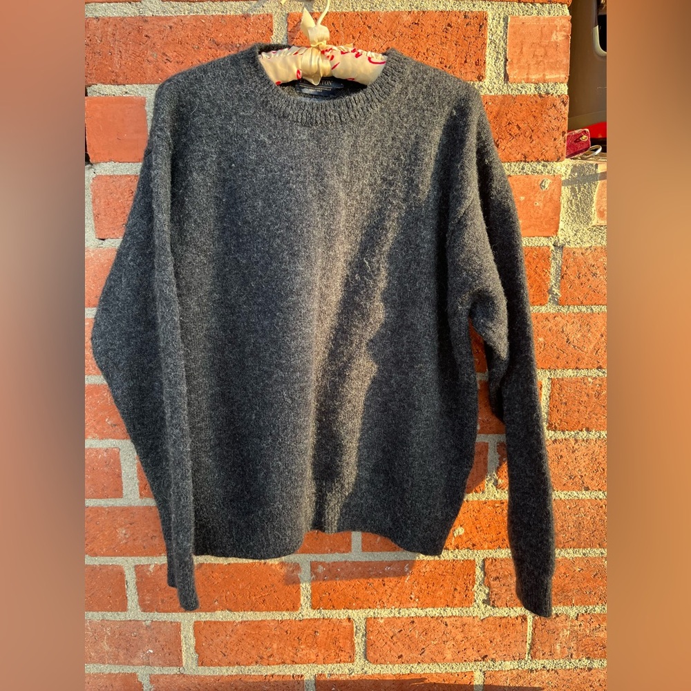 Pendleton Woolen Mills Men Sweater, Dark Grey, Size L
